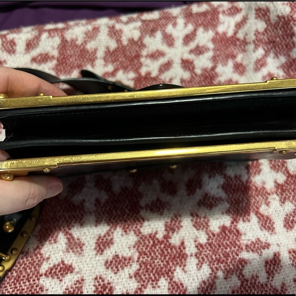 PRADA Cahier Large Black Leather Cross Body Bag - Picture 13 of 16